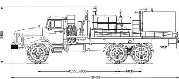 АЦ-32 на Урал 4320-1951